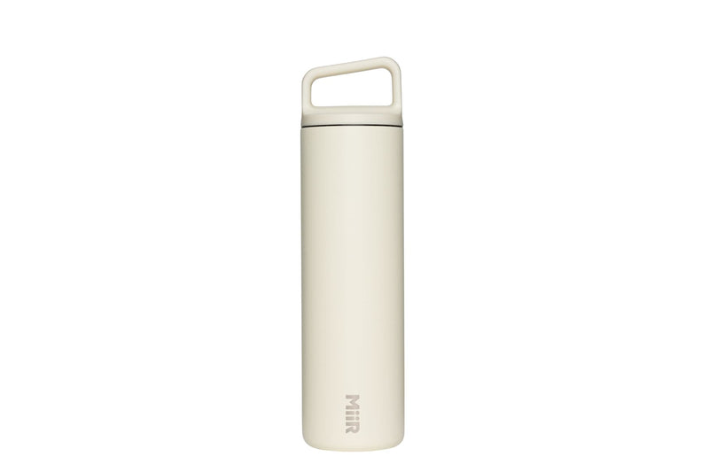 Wide Mouth Stainless Steel Insulated Travel Water Bottle, Sandstone White, 20-oz Z7