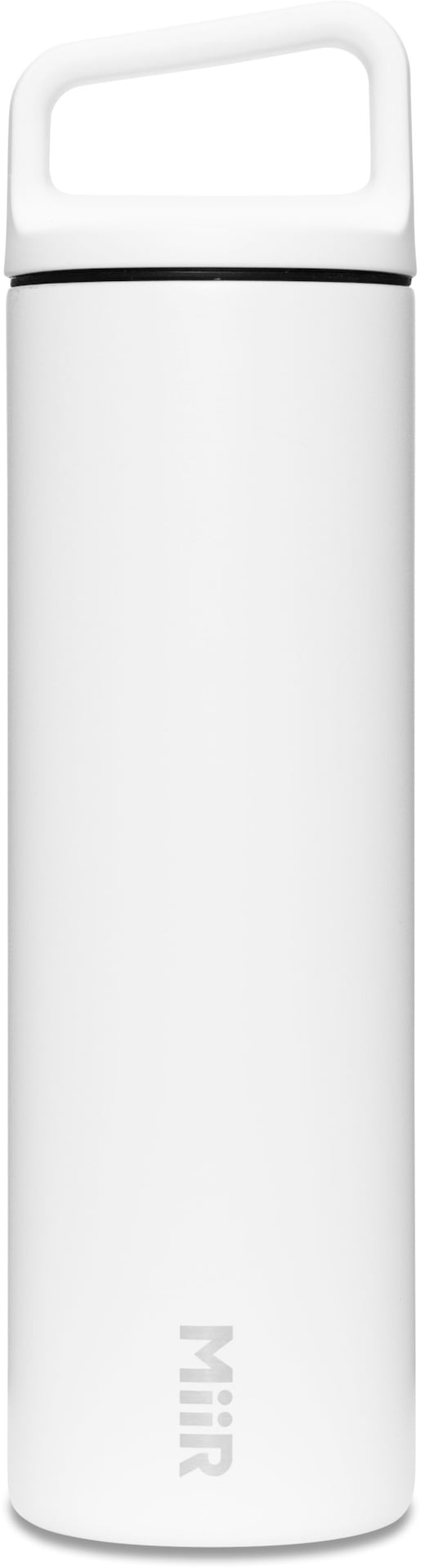 Wide Mouth Stainless Steel Insulated Travel Water Bottle, White, 20-oz M0