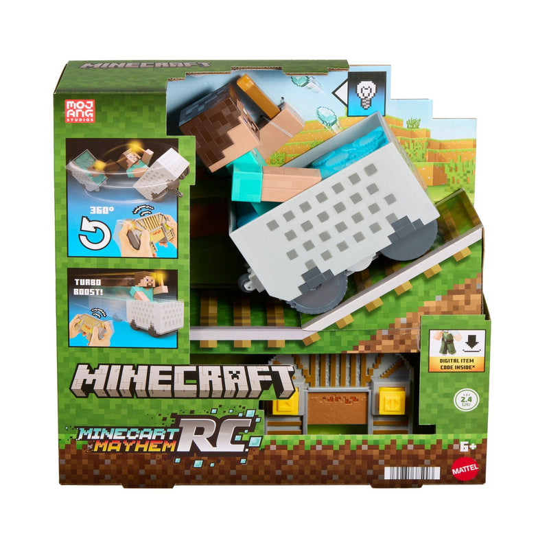 RC Steve with Minecart D6