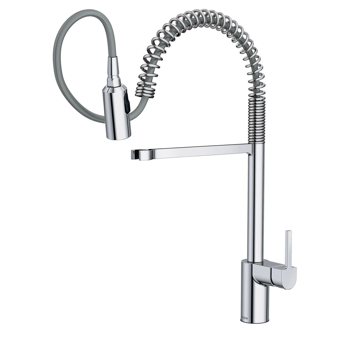 Align Single Handle High Arc Pull Down Sprayer Kitchen Faucet, Chrome