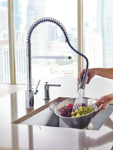Align Single Handle High Arc Pull Down Sprayer Kitchen Faucet, Chrome