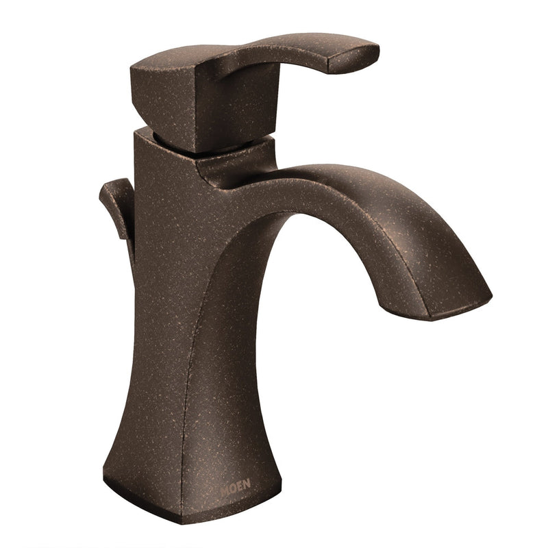 Voss Double Handle High Arc Single Hole Bathroom Sink Faucet, WaterSense Certified, Oil Rubbed Bronze I1
