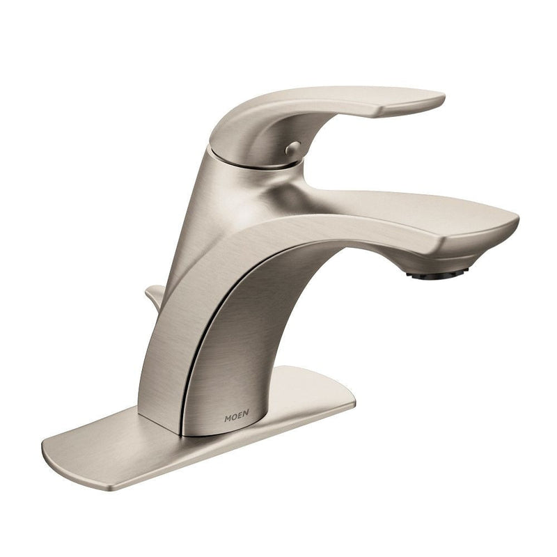 Zarina Single Handle Bathroom Faucet, Spot Resist Brushed Nickel N6