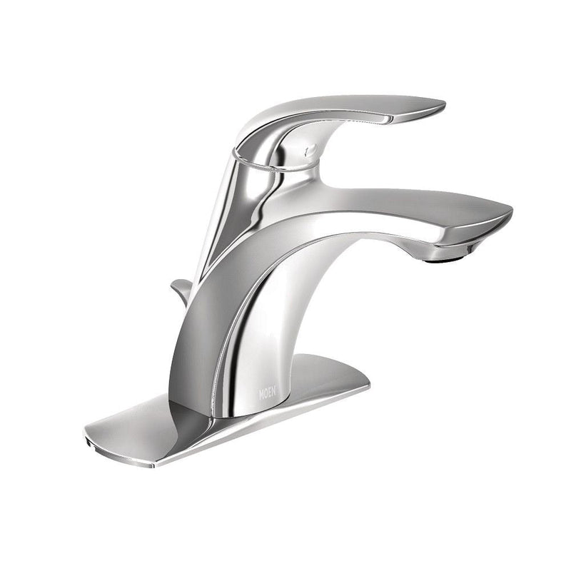 Zarina Single Handle High Arc Bathroom Faucet, Chrome I5