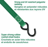 1,500-lb Ratchet Tie-Down Straps, with Padded Handle, 1-in x 14-ft, (2.5 cm x 4.3 m), 4-pk