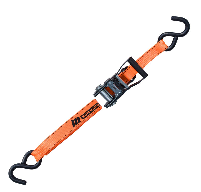 3,000-lb Heavy Duty Ratchet Tie Down Strap, Non-Padded, 1-in x 14-ft Z8