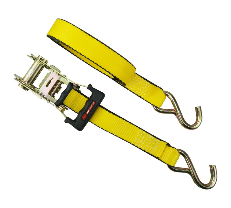 5,000-lb Padded Handle Ratchet Tie Down Strap, 1.5-in x 14-ft J7