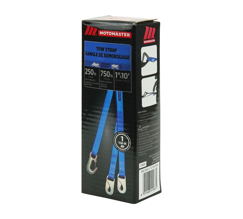 750-lb Snowmobile Tie Down Strap, 1-in x 10-ft N9