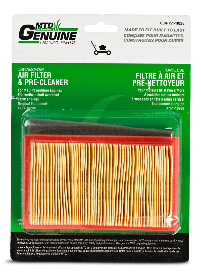 Lawn Mower Replacement Air Filter & Pre-Cleaner J7