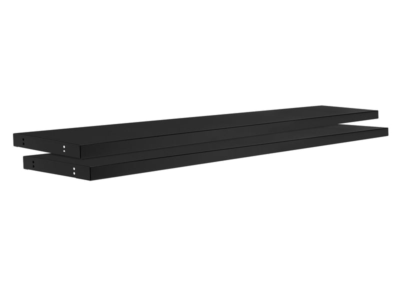 Bold 3.0 Display Wall Shelf Set, 72-in, Black, 2-pk R7