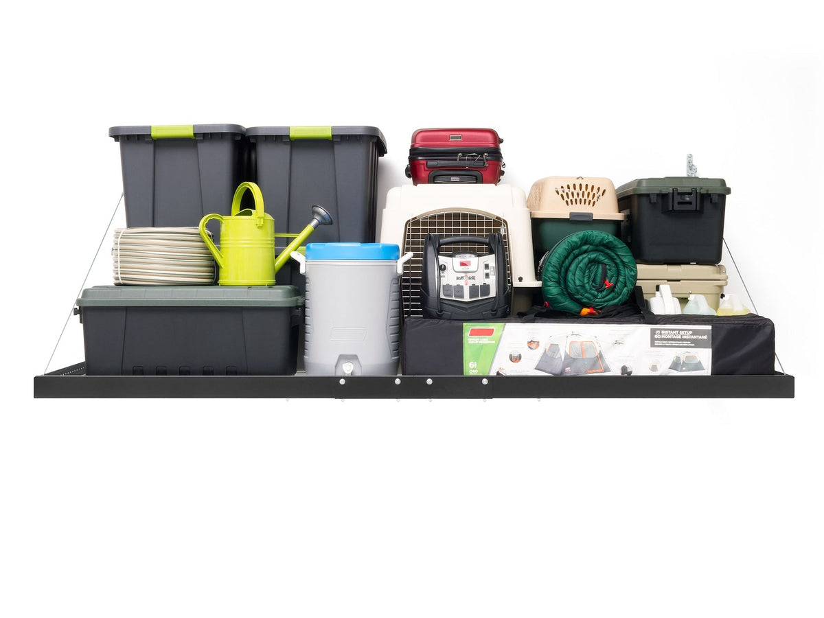 Pro Series Wall Mounted Heavy-Duty Steel Shelf, 600-lb Capacity, 4-ft x 8-ft
