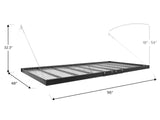 Pro Series Wall Mounted Heavy-Duty Steel Shelf, 600-lb Capacity, 4-ft x 8-ft