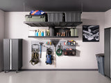 Pro Series Wall Mounted Heavy-Duty Steel Shelf, 600-lb Capacity, 4-ft x 8-ft