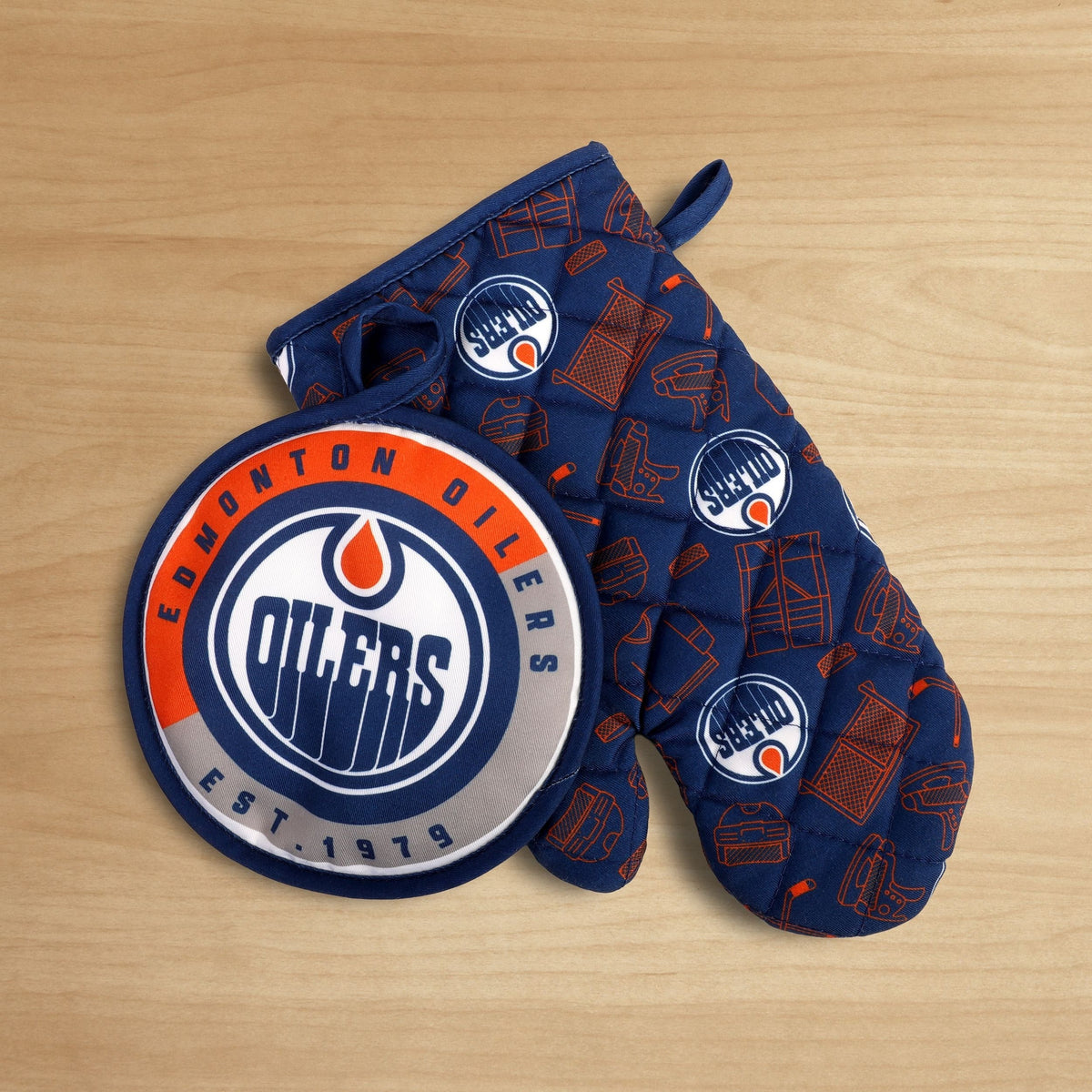 Kitchen Oven Mitt Pot Holder Set, 2-pc