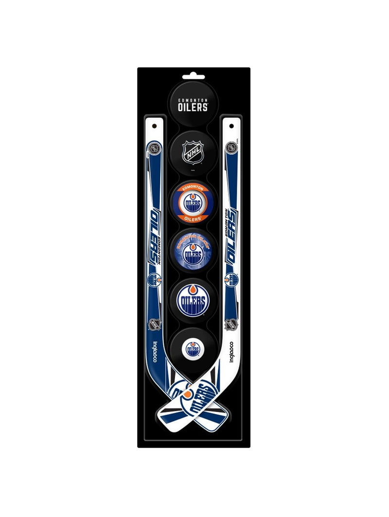 Mini Hockey Pucks & Sticks Set, 8-pc M3
