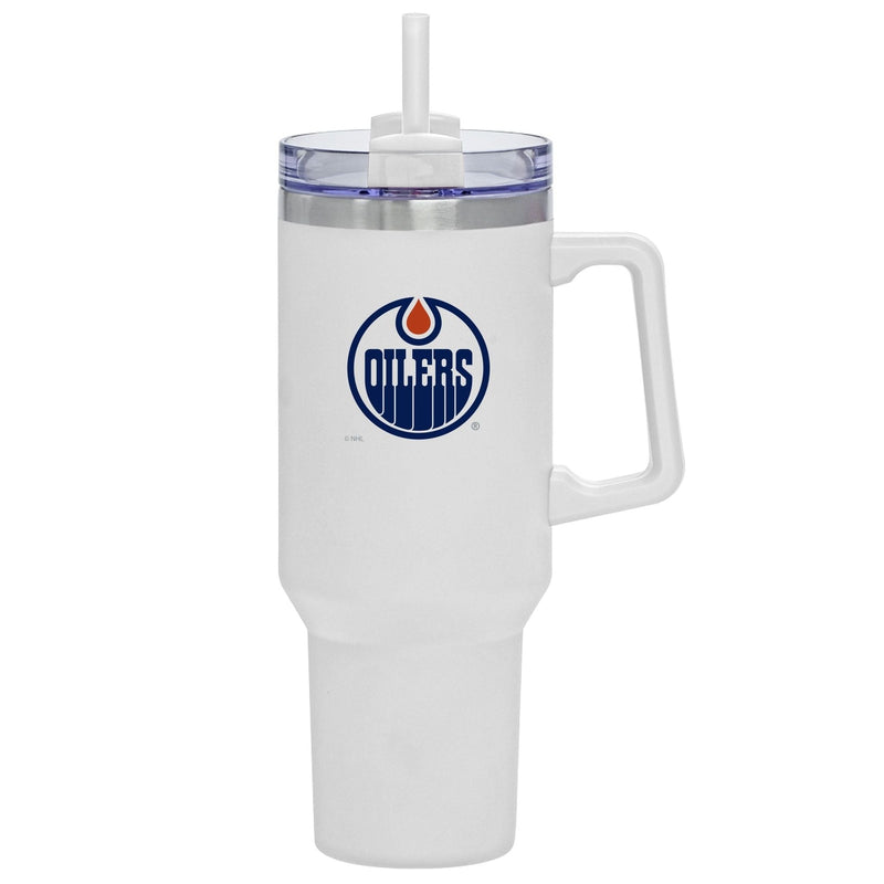 Travel Mug with Straw and Handle, 40-oz J9
