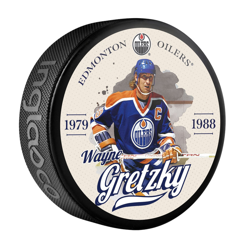 Wayne Gretzky Hockey Puck, 6-oz S4