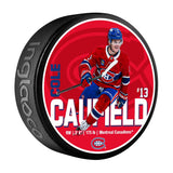 Cole Caufield Hockey Puck, 6-oz