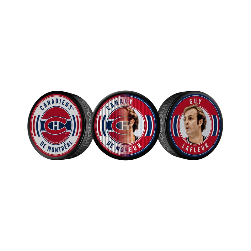 Guy Lafleur Dual-Image Lenticular Hockey Puck, 6-oz U6