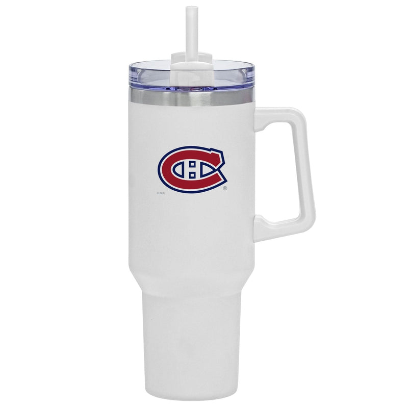 Travel Mug with Straw and Handle, 40-oz P8