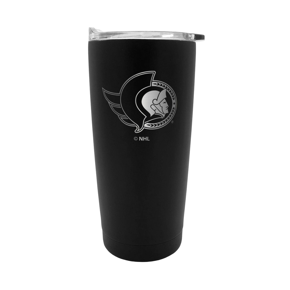 Executive Stainless Steel Insulated Travel Tumbler, Black, 20-oz