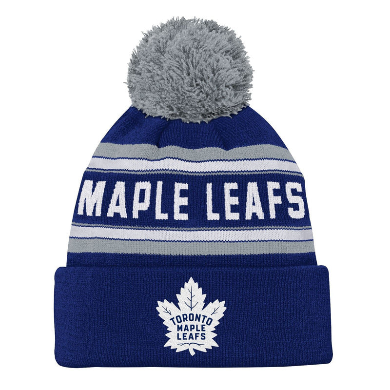 Jacquard Cuffed Knit Pom Toque, Youth W8