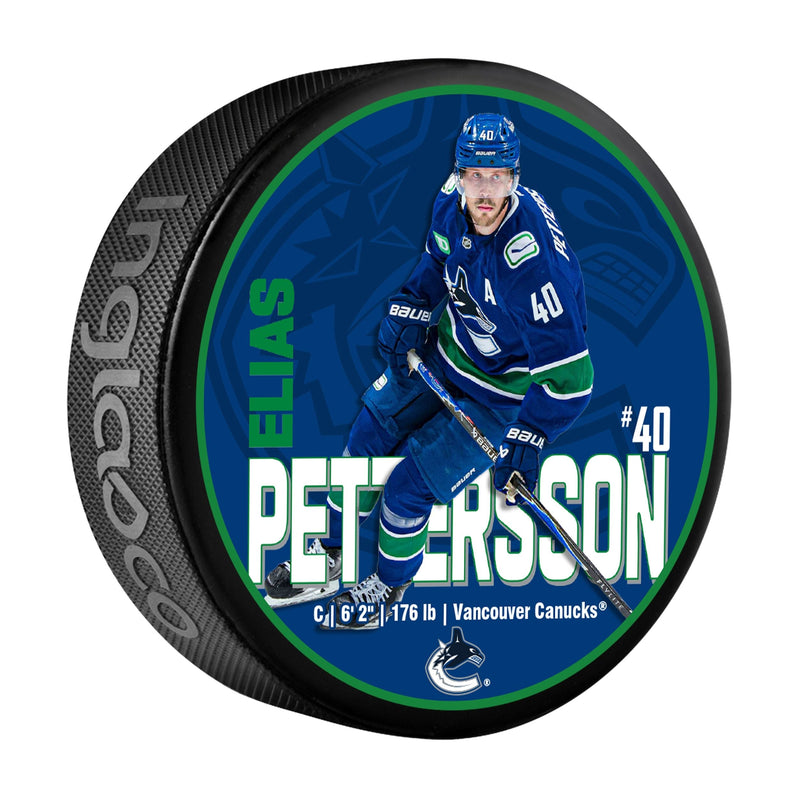 Elias Pettersson Hockey Puck, 6-oz I2
