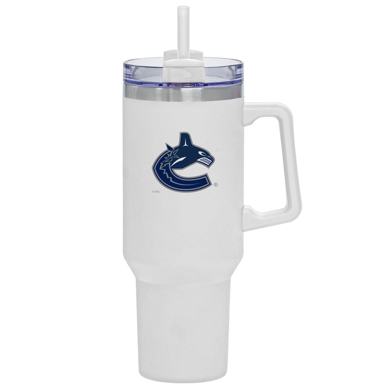 Travel Mug with Straw and Handle, 40-oz Y0