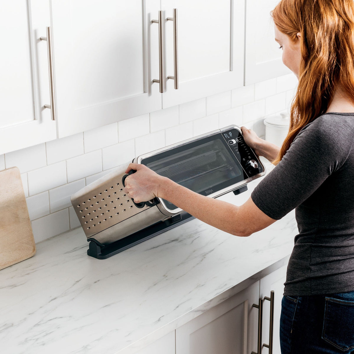 10-in-1 Dual Heat Countertop Electric Air Fry Oven with XL Capacity