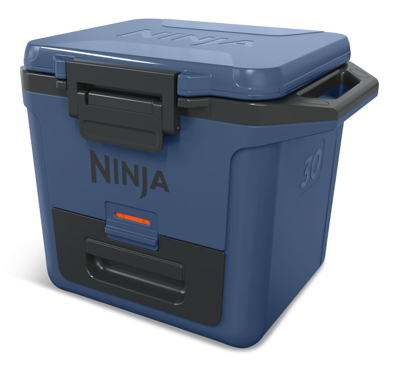 30-Quart Portable Hard Cooler with Drawer, 28-L, Blue K5