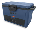 50-Quart Portable Hard Cooler with Drawer, Blue, 47-L