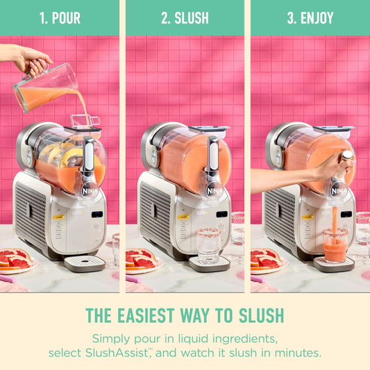 Slushi XL Slushie Machine with Technology, Crema, FS601CBR