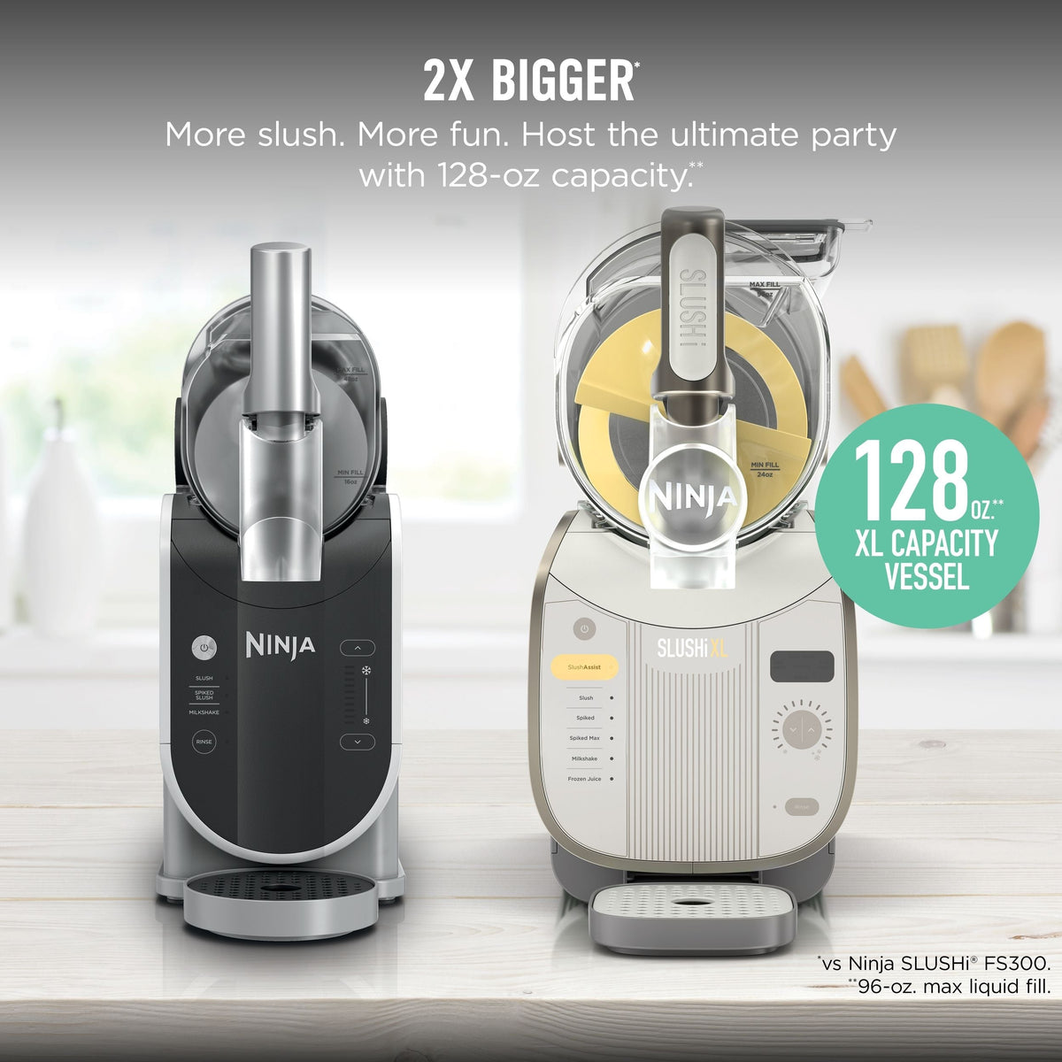 Slushi XL Slushie Machine with Technology, Crema, FS601CBR