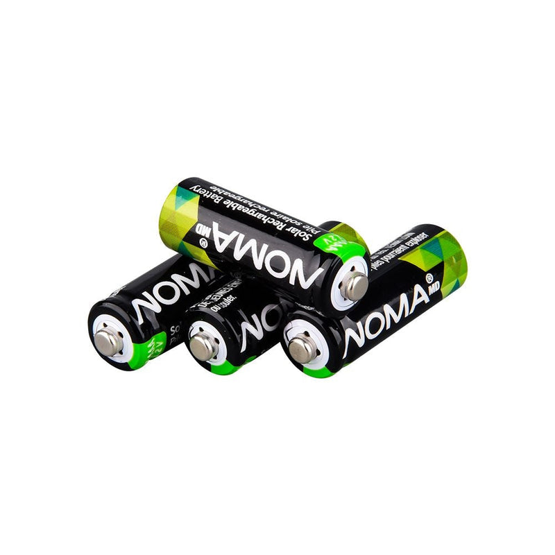 2/3 AAA Ni-MH 200mAh Rechargeable Batteries for Solar Lights, 1.2V, 4-pk G3