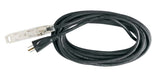 32-ft 10-in 14/3 Outdoor Extension Cord with 3 Grounded Outlets and Lighted End, Black