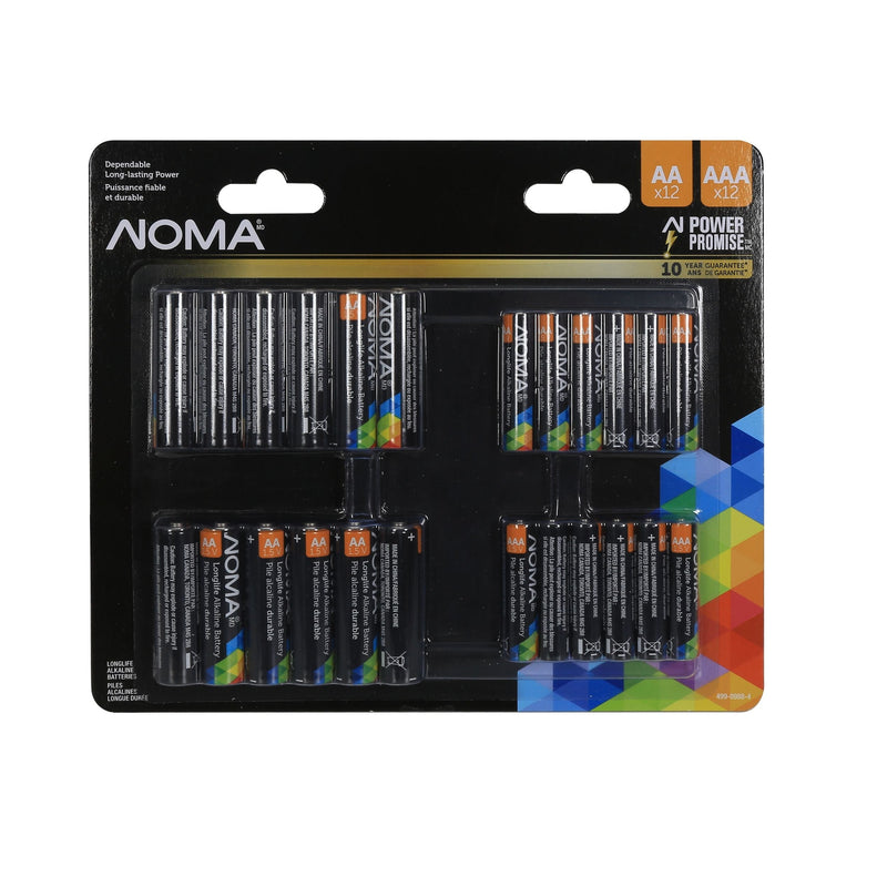 AA & AAA Battery Combo, 12-pk R9