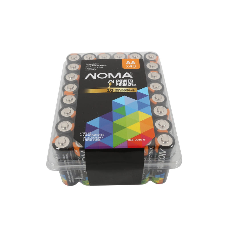 AA Alkaline Batteries in Clam Shell Box, 48-pk K8