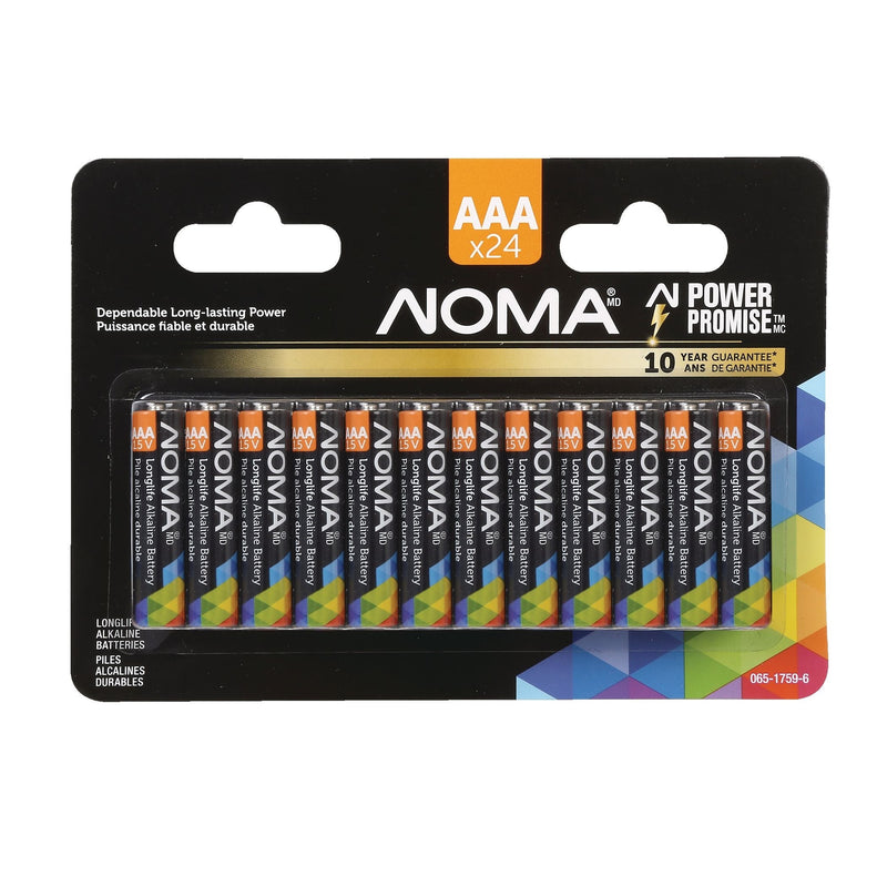 AAA Alkaline Batteries, Long Lasting, All Purpose, 24-pk J1