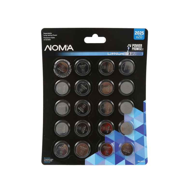 CR2025 Button Cell Batteries, 20-pk Z5
