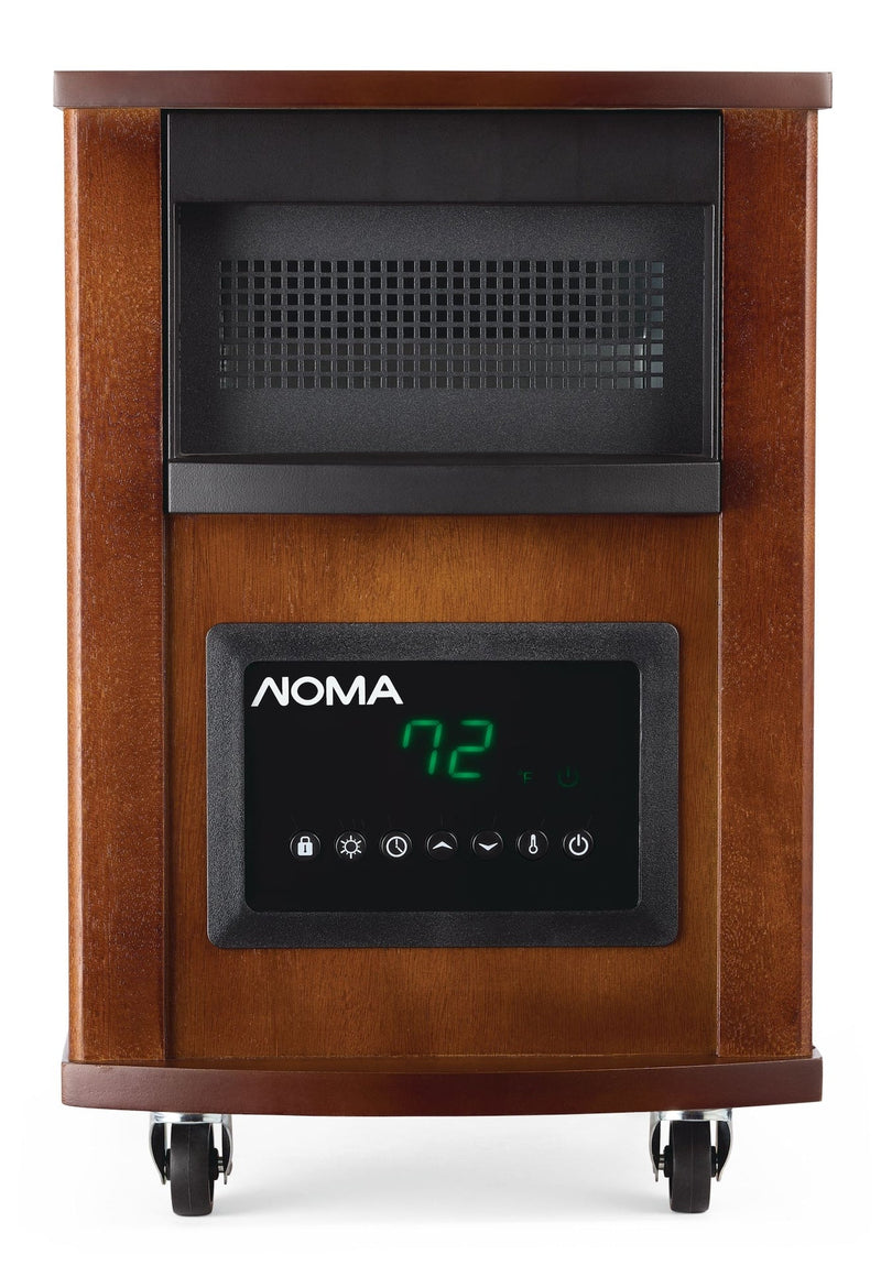 Wood Cabinet Infared Space Heater withRemote Control & Thermostat, 1500W O8