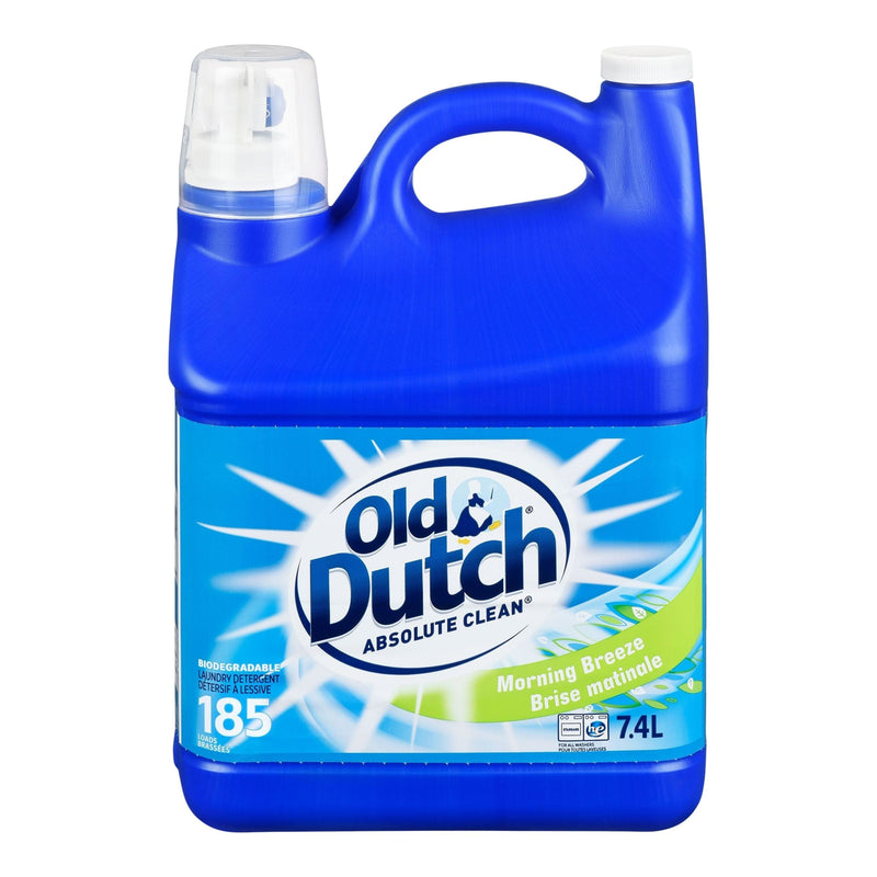 Absolute Clean Liquid Laundry Detergent, Morning Breeze Scent, 185-Load, 7.4-L B9