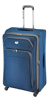 Coast Expandable Softside Spinner Wheel Travel 28-in Suitcase, Wet Pocket, Blue