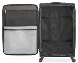 Coast Expandable Softside Spinner Wheel Travel 28-in Suitcase, Wet Pocket, Blue