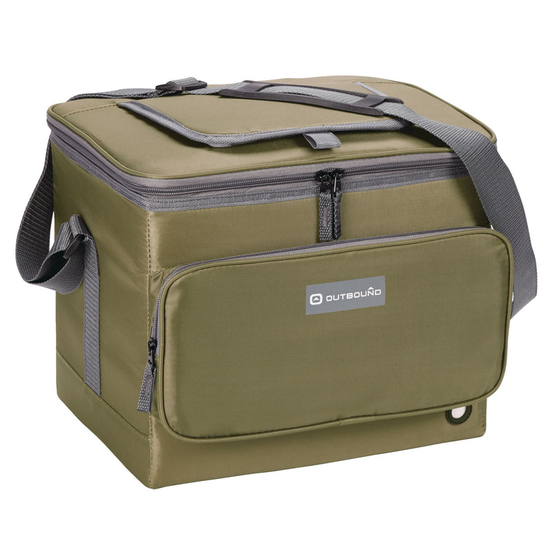 Collapsible Soft Cooler, Olive, 24 Can, 40-L T9