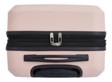 Hardside Carry-On Spinner Flex Travel Suitcase, Pink, 21-5/8-in