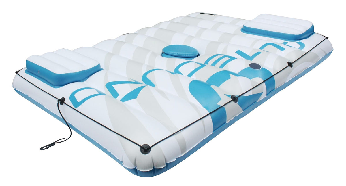 Lake Party Raft with Cooler, Connectable, 4-6 Person