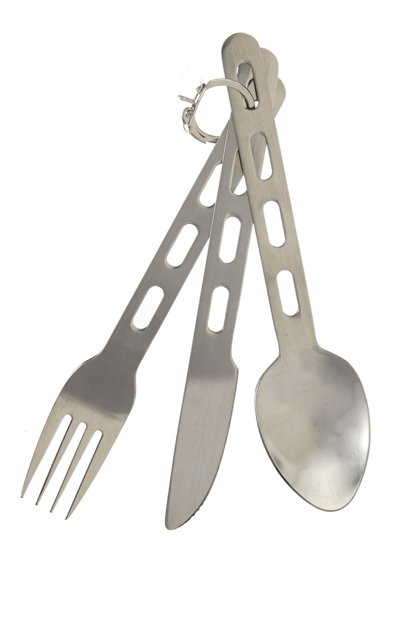 Stainless Steel Cutlery Set with Detachable Ring, 3-pc U3
