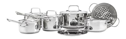 Canadian Signature Stainless Steel Cookware Set, 12-pc A6