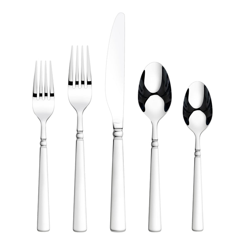 Collar Banded Flatware Set, Serves 4, 20-pc R7