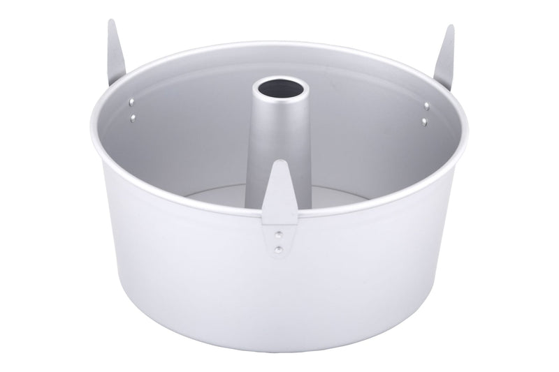 Professional Uncoated Aluminum Angel Food Cake Pan, Silver C5